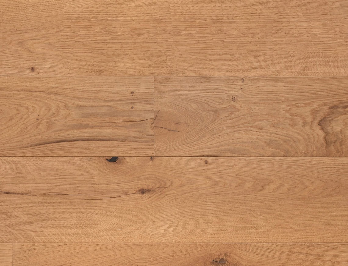 190 x 1900 x 14/3mm Brushed UV Oiled European Oak
