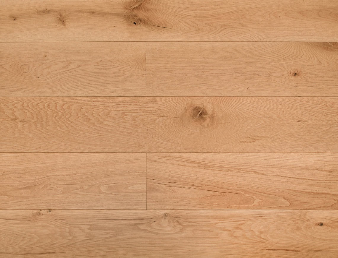 190 x 1900 x 14/3mm Smooth UV Lacquered European Oak